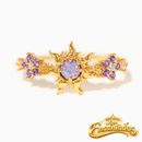 Anel Ajustável Princesa Encantados - Banhado a Ouro 18K