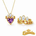 Conjunto de joias Coroa Princesa Encantados