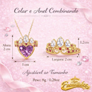 Conjunto de joias Coroa Princesa Encantados