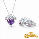 Conjunto de joias Coroa Princesa Encantados