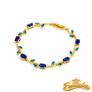 Pulseira & Colar Giratório Princesa Encantados - Banhado Ouro 18K