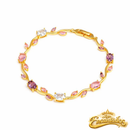 Pulseira & Colar Giratório Princesa Encantados - Banhado Ouro 18K